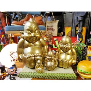 大阪名物ビリケンさんの縁起のええ置物　（4体セット）　※ミニ畳は別売です　■　アメリカ雑貨　アメリカ...