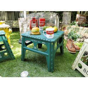 フォルディング・テーブル(グリーン) アメリカン雑貨 アメリカ雑貨