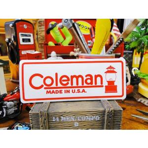 コールマン　ステッカー　（ランタンロゴ）　アメリカン雑貨　アメリカ雑貨