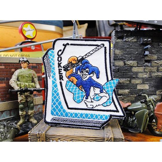 U.S.エアフォース　爆撃機に描かれたノーズアートのジョーカー　ミリタリーワッペン　アメリカ雑貨 ア...