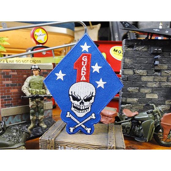 U.S.マリーン　第一海兵師団グアダルカナル　ミリタリーワッペン  　アメリカ雑貨 アメリカン雑貨 ...