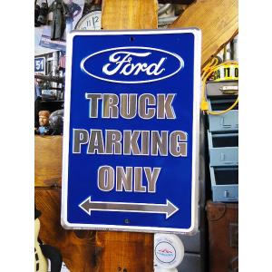 フォード　トラック専用駐車場　ミニブリキ看板　アメリカン雑貨 アメリカ雑貨