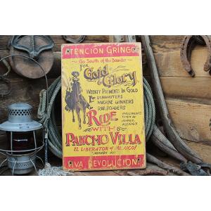 ゴールドグローリー　木製看板　アメリカ雑貨 アメリカン雑貨