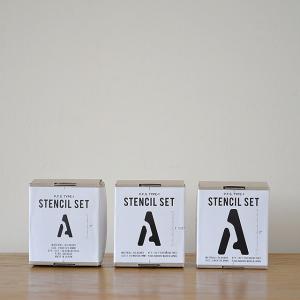 P.F.S.オリジナル オイルボード　ステンシルシート 58Pセット（1インチ）■ アメリカ雑貨 アメリカン雑貨 DIY ミリタリー 男前 STENCIL SET｜アメリカン雑貨専門店キャンディタワー