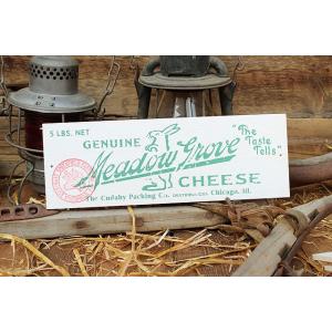 チーズボックス　ミニウッドサイン　（メドウグルーブ）　アメリカ雑貨　アメリカン雑貨