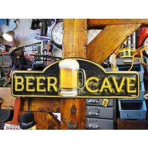 ビアーケイブ　ブリキ看板　アメリカ雑貨　アメリカン雑貨