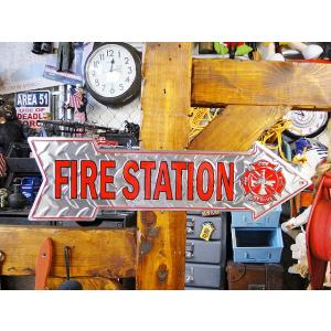 ファイヤーステーション　アローカットサイン　アメリカン雑貨 アメリカ雑貨