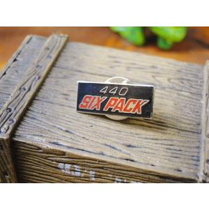 世界のモーターカンパニーロゴ　ピンバッジ　（ダッジ　440 SIX PACK）　アメリカン雑貨 アメ...