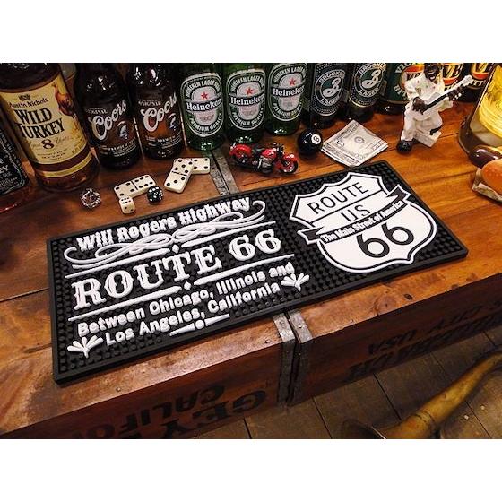 バーマット　Lサイズ　（ルート66）　アメリカ雑貨　アメリカン雑貨 爆買