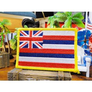 ハワイ州旗　ワッペン　アメリカ雑貨 アメリカン雑貨 爆買