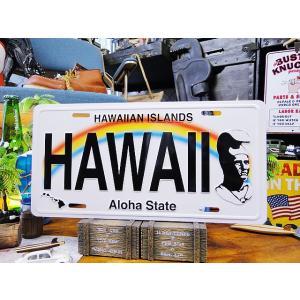 ハワイアンライセンスプレート　（カメハメハ）　アメリカ雑貨　アメリカン雑貨