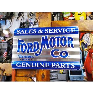 フォードモーターカンパニー　波板ストアサイン　アメリカ雑貨　アメリカン雑貨