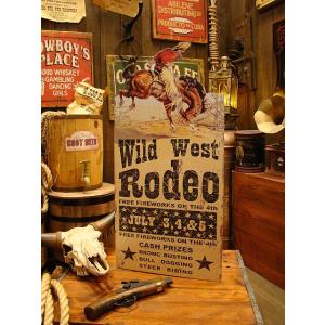 ワイルドウエストロデオサイン　アメリカ雑貨 アメリカン雑貨