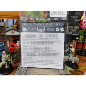 ことわざステンシル転写ステッカー　（がんばれ！明日はもっといい日になるよ！）　アメリカン雑貨　アメリ...