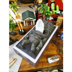 ティキ　ティッシュカバー　（ダークブラウン）　アメリカ雑貨　アメリカン雑貨