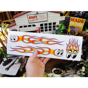 ムーンアイズ　フレーミンムーンステッカー　アメリカ雑貨　アメリカン雑貨