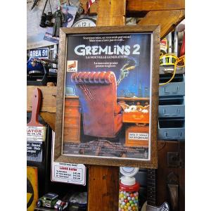 ポスターフレーム　（グレムリン2）　ポスター＆木製フレームのセット