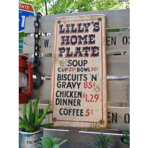 リリーズホームプレート　木製看板　アメリカ雑貨　アメリカン雑貨