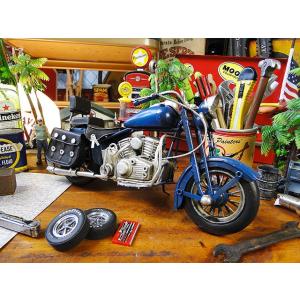 ハーレー ブリキオブジェ （星条旗チョッパー） バイク イージー