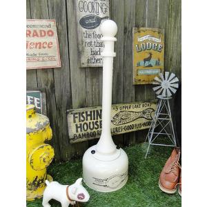 アメリカの灰皿　バットカン　（アイボリー）　アメリカ雑貨　アメリカン雑貨