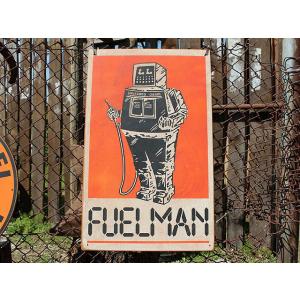 アメリカンガレージ　ウッドサイン　シリーズ第三弾　（フューエルマン）　アメリカ雑貨 アメリカン雑貨　...