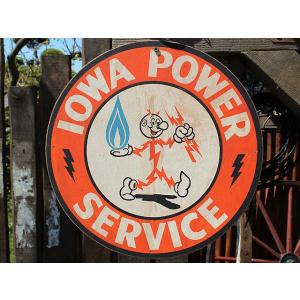 アメリカンガレージ　ウッドサイン　シリーズ第三弾　（レディキロワット/アイオワパワーサービス）　アメ...