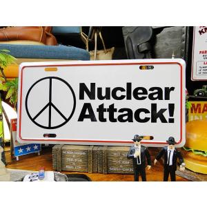 核攻撃　ライセンスプレート　アメリカ雑貨　アメリカン雑貨