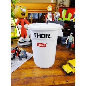 トラスト　ソーラウンドコンテナ　ミニ（フタ付き）　THOR（ホワイト）　アメリカ雑貨 アメリカン雑貨...