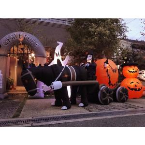 超ド級のメガサイズ ハロウィン ゴーストキャリッジ　エアーディスプレイ アメリカ雑貨 パーティー 飾...