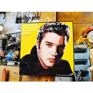 エルヴィス・プレスリー　ポップアートフレーム ■ アメリカン雑貨 アメリカ雑貨  パネル ポスター