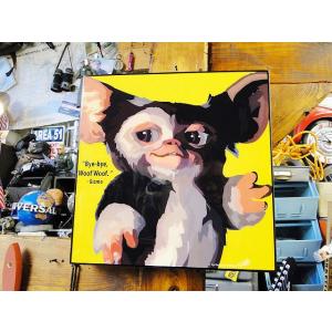 映画　グレムリン　ギズモ　ポップアートフレーム　（スマイル)　■　アメリカン雑貨　アメリカ雑貨　パネ...