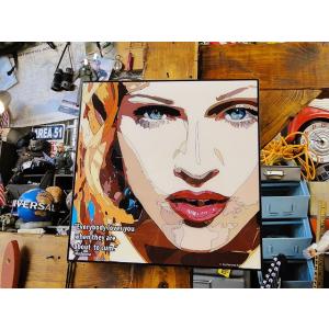 マドンナ　ポップアートフレーム ■ アメリカン雑貨 アメリカ雑貨  パネル ポスター