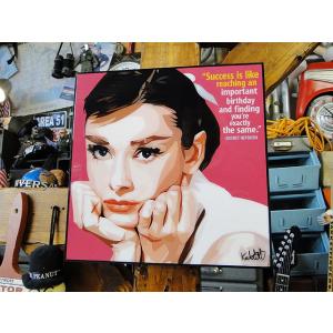 オードリー・ヘップバーン　ポップアートフレーム　（TYPE1)　■　アメリカン雑貨　アメリカ雑貨　パ...