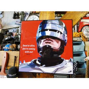 ロボコップ　ポップアートフレーム ■ アメリカ雑貨 アメリカン雑貨  パネル ポスター