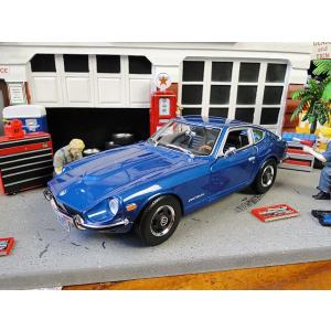 マイスト　1971年　ダットサン　240Z　ダイキャスミニカー　1/18スケール　（ブルー）　アメリ...