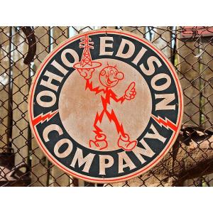 アメリカンガレージ　ウッドサイン　シリーズ第二弾　（レディキロワット/オハイオ・エジソン）　■　アメ...