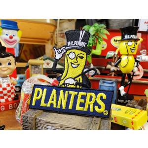 カンパニーキャラクターワッペン　（ミスターピーナッツ/プランターズ）　アメリカ雑貨 アメリカン雑貨　...