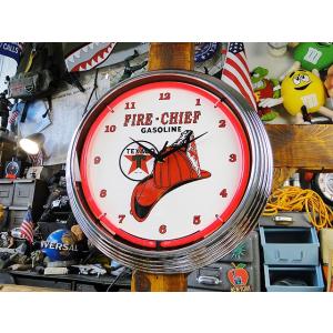 時計 壁掛け ネオンクロック フィリックス シボレー ホワイト レッド