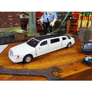 1999年リンカーン　ストレッチリムジン　ミニカー　1/38スケール（ホワイト） ■ アメリカン雑貨...