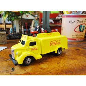 コカ・コーラ　ボトルトラック　ミニカー　1/87スケール　（1947年モデル/イエロー）　■　アメリ...