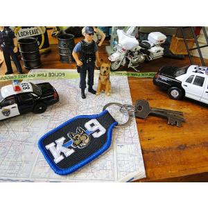 警察犬　K-9　ポリスキーホルダー ■ アメリカン雑貨 アメリカ雑貨