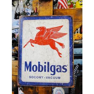 Mobil オイル ペガサス ロゴ 刺繍 ワッペン ◇ パッチ アイロン接着