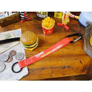マクドナルド　カラビナキーホルダー　（レッド）　■　アメリカン雑貨　アメリカ雑貨