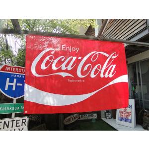 コカ・コーラ　ストアフラッグ　（ロゴ）　■ アメリカン雑貨 アメリカ雑貨　coke　旗