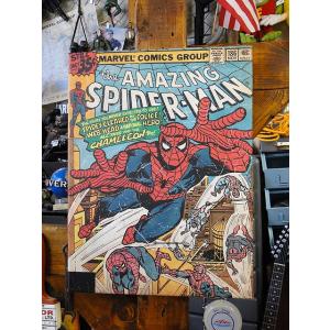 マーベルコミック　アメイジング・スパイダーマンのキャンバスアート（カメレオン）