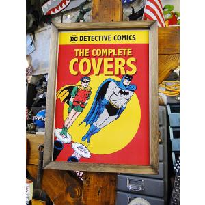 ポスターフレーム　（バットマン＆ロビン）　ポスター＆木製フレームのセット