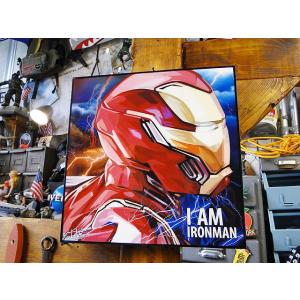 アイアンマン　ポップアートフレーム　（I AM IRONMAN）　■　アメリカン雑貨 アメリカ雑貨　...