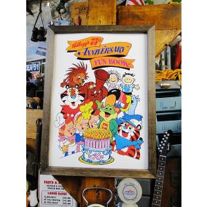 ポスターフレーム　（ケロッグ75周年記念ファンブック）　ポスター＆木製フレームのセット ■ アメリカ...