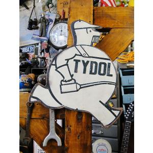 タイドル　ファットワークマン　エンボスティンサイン ■ アメリカン雑貨 アメリカ雑貨 看板