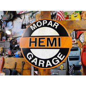 HEMI　モパーガレージ　ダイカット　ビッグサイン　■ アメリカン雑貨 アメリカ雑貨